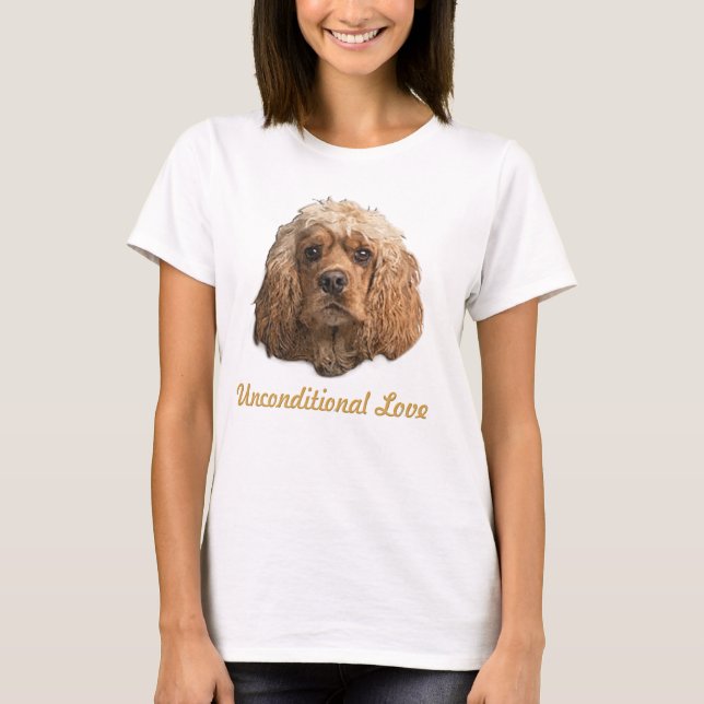 Camisetas de Cocker spaniel (Anverso)