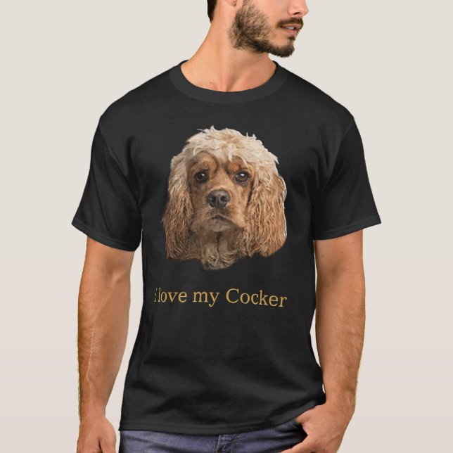 Camisetas de Cocker Spaniel (Anverso)