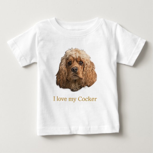 Camisetas de Cocker Spaniel (Anverso)