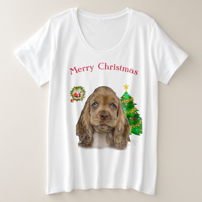 Camisetas de Cocker Spaniel (Anverso del diseño)