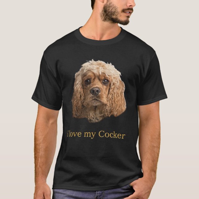 Camisetas de Cocker Spaniel (Anverso)