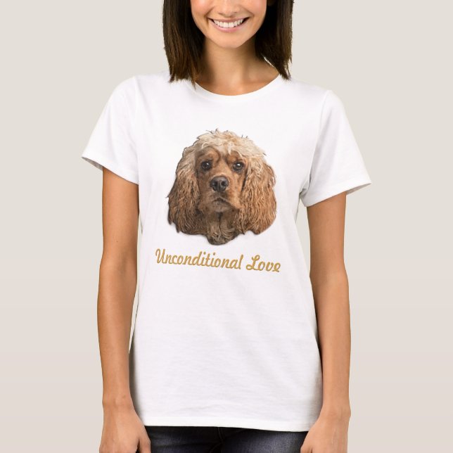 Camisetas de Cocker spaniel (Anverso)