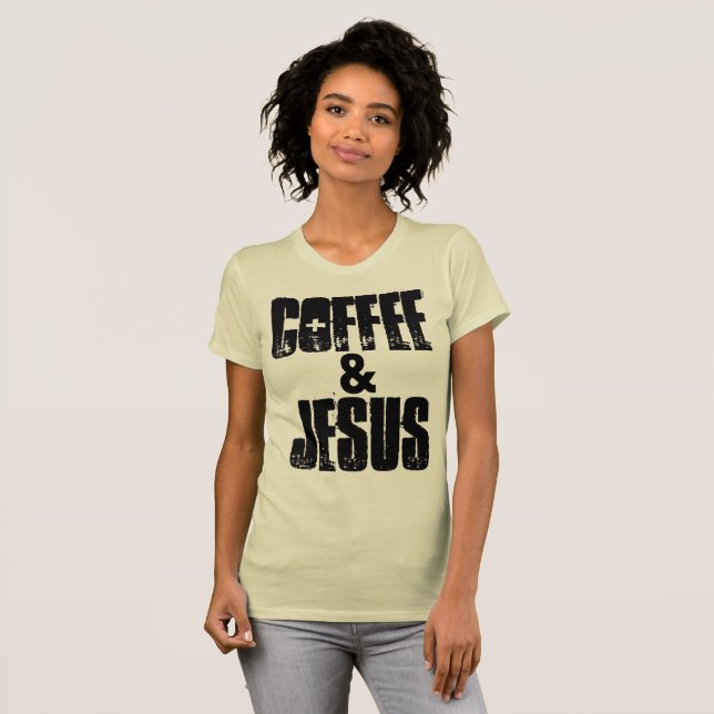 Camisetas de COFFEE & JESUS (Anverso completo)