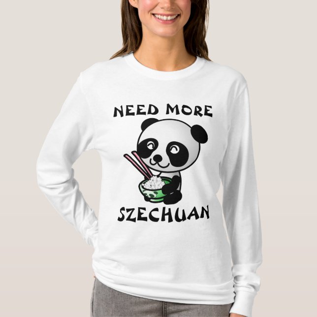 Camisetas de comida china de SICHUÁN (Anverso)