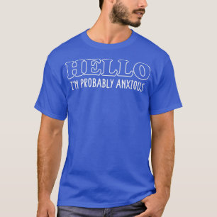 Camisetas de Conciencia de Salud Mental Hola Soy P