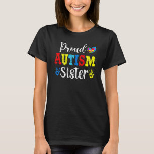 Camisetas de Conciencia del Autismo de Hermana Org