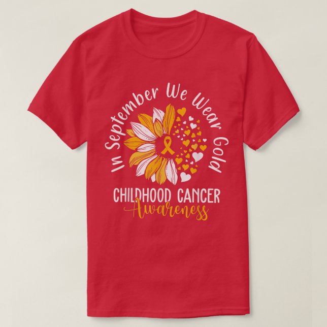 Camisetas De Concienciación Sobre El Cáncer Infant (Diseño del anverso)