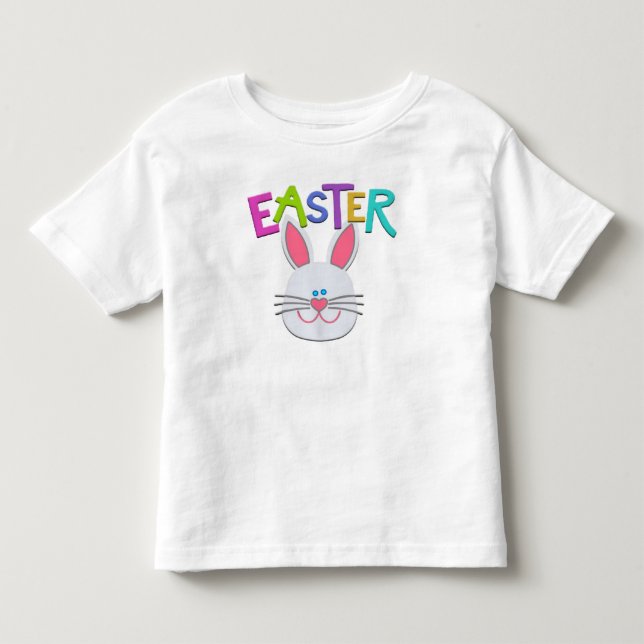 Camisetas de conejo de pascua para niños (Anverso)
