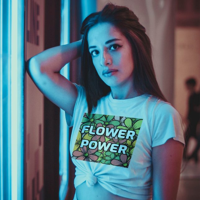 CAMISETAS DE CORRIENTE DE FLOWER DAISY MUJERES MAM (Subido por el creador)