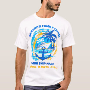 Camisetas de crucero familiares personalizados