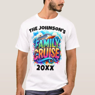 Camisetas de crucero familiares personalizados con