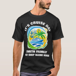 Camisetas de cruceros familiares en el día del cru