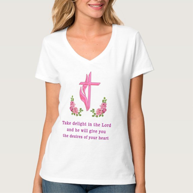 Camisetas de cruz cristiana (Anverso)