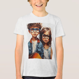 Camisetas de cuello de manga corta de algodón para