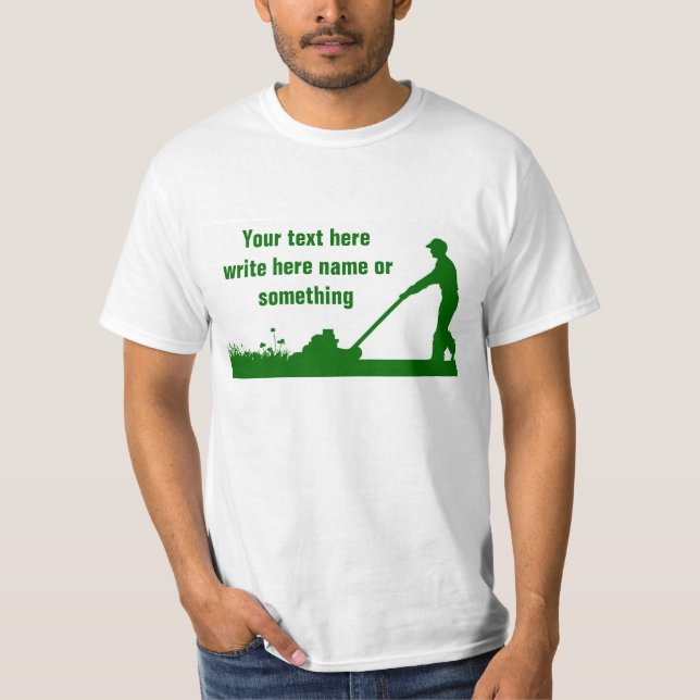 camisetas de cuidado de césped para cortadoras de  (Anverso)