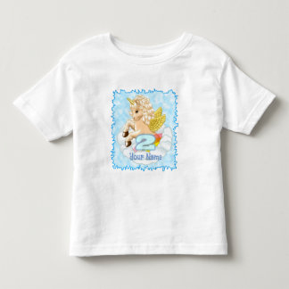 Camisetas de cumpleaños de 2 años de Unicorn