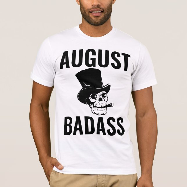 Camisetas DE CUMPLEAÑOS DE AGOSTO PARA HOMBRES (Anverso)