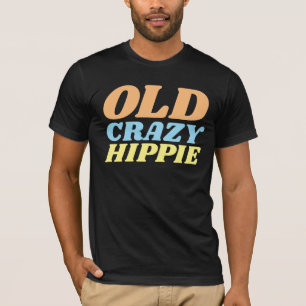 CAMISETAS DE CUMPLEAÑOS DE HIPPIE ANTIGUA