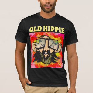 CAMISETAS DE CUMPLEAÑOS DE VIEJO HIPPIE