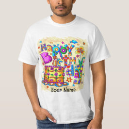 Camisetas de cumpleaños feliz cumpleaños