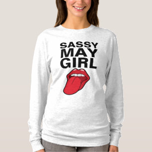 Camisetas de cumpleaños para NIÑA SASSY MAY