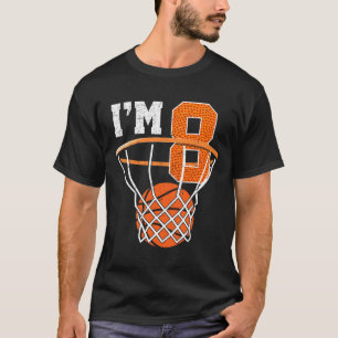 Camisetas de cumpleaños para niños de 8 años Sketl