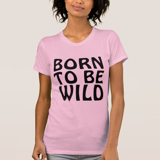 Camisetas de cumpleaños rosadas, nacidas para ser  (Anverso)