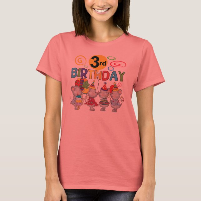 Camisetas de cumpleaños y regalos para ratones (Anverso)