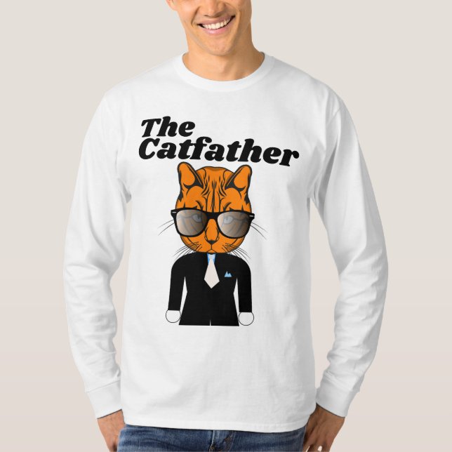 Camisetas de DAD del PADRE CATFATHER (Anverso)