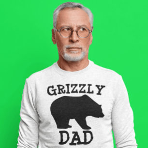 Camisetas de DAD para papá GRIZZLY DAD