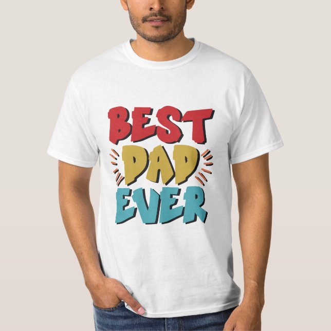 Camisetas De Dads | Mejor camiseta de papá jamás (Anverso)