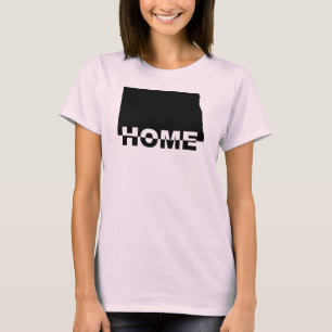 Camisetas de Dakota del Norte, Hogar Lejos del Est