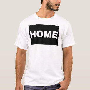 Camisetas de Dakota del Norte, Hogar Lejos del Est