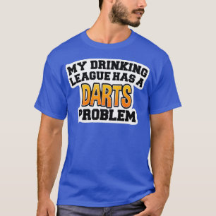 Camisetas de Dardos Mi Liga de Bebidas tiene dardo