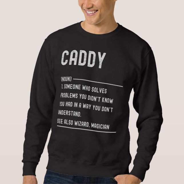 Camisetas de definición de Caddy Funny Job Title (Anverso)