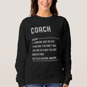 Camisetas de definición de entrenador título del t