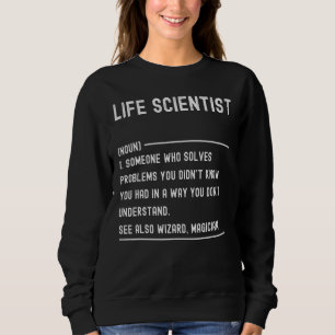Camisetas de definición de "Life Scientist" Funny 