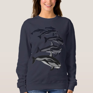 Camisetas de delfín para mujeres Sudaderas con art