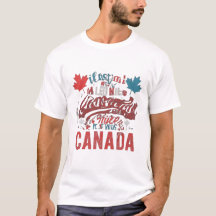 Camisetas de día de Canadá para mujeres hombres y