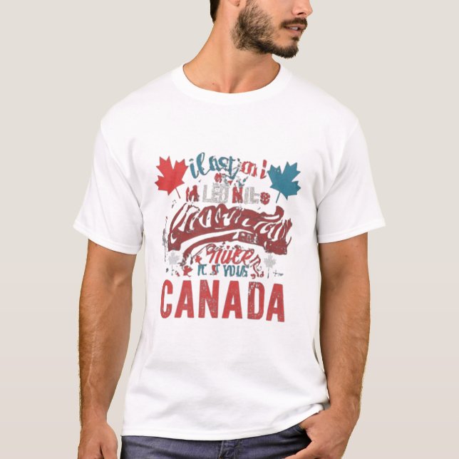 Camisetas de día de Canadá para mujeres hombres y  (Anverso)