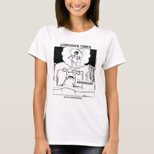 Camisetas de dibujos animados de The Times de Lond