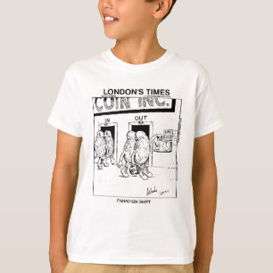 Camisetas de dibujos animados de The Times de Lond