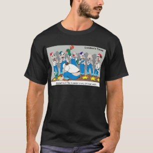 Camisetas de dibujos animados de The Times de Lond