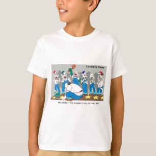 Camisetas de dibujos animados de The Times de Lond