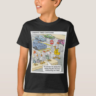 Camisetas de dibujos animados de The Times de Lond