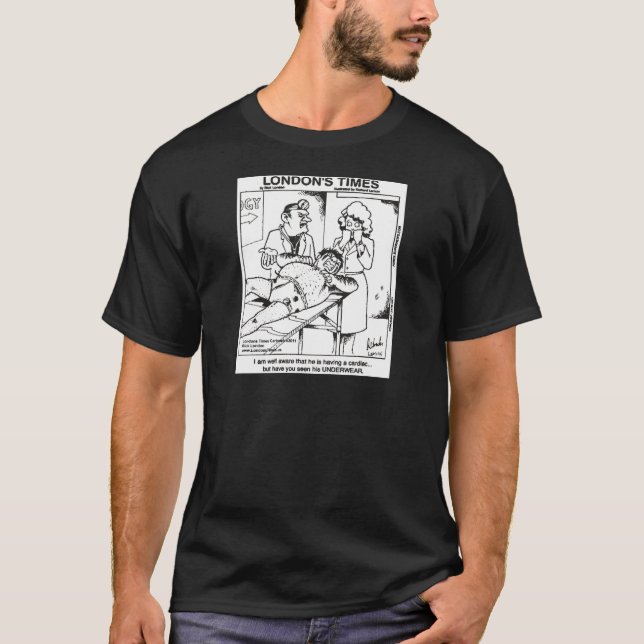 Camisetas de dibujos animados de The Times de Lond (Anverso)
