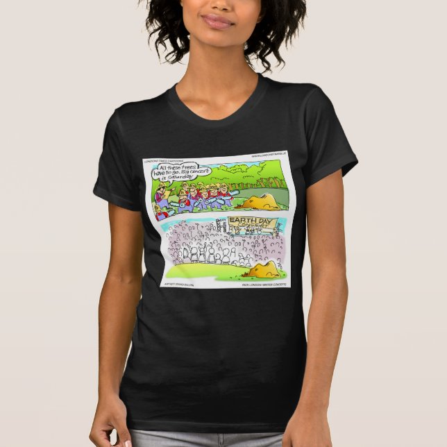 Camisetas de dibujos animados de The Times de Lond (Anverso)