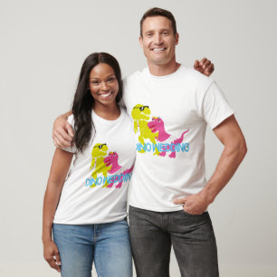 camisetas de dinosaur bride groom