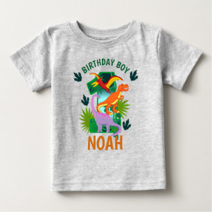Camisetas de dinosaurio para cumpleaños de un año