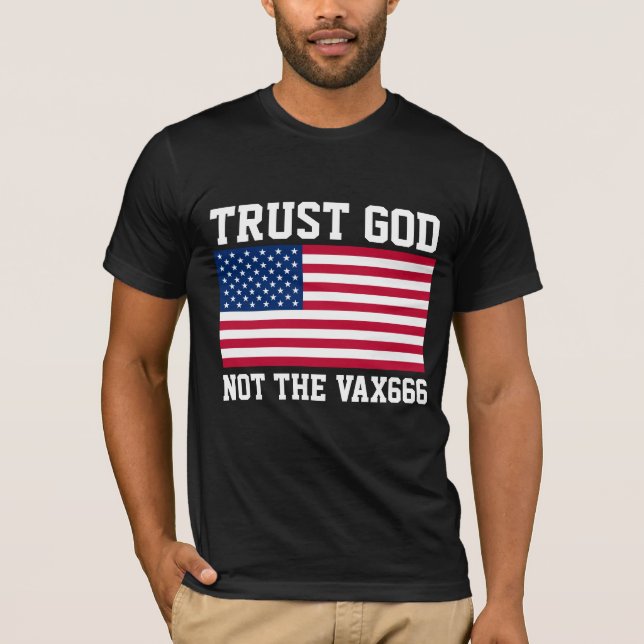 CAMISETAS DE DIOS ANTI-VAX (Anverso)